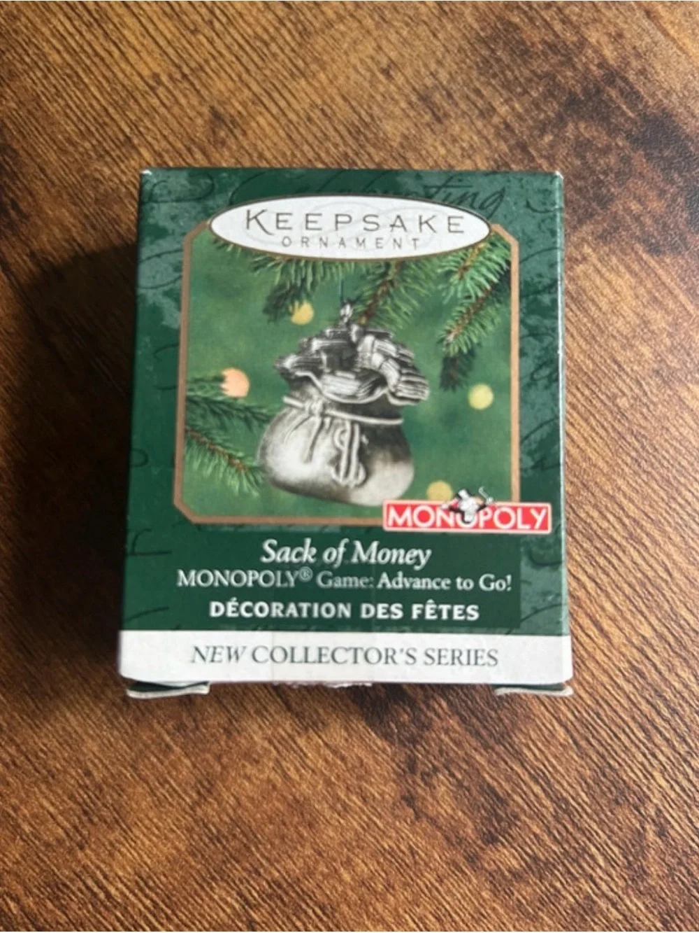 Monopoly Sack of Money Keepsake Ornament 2000